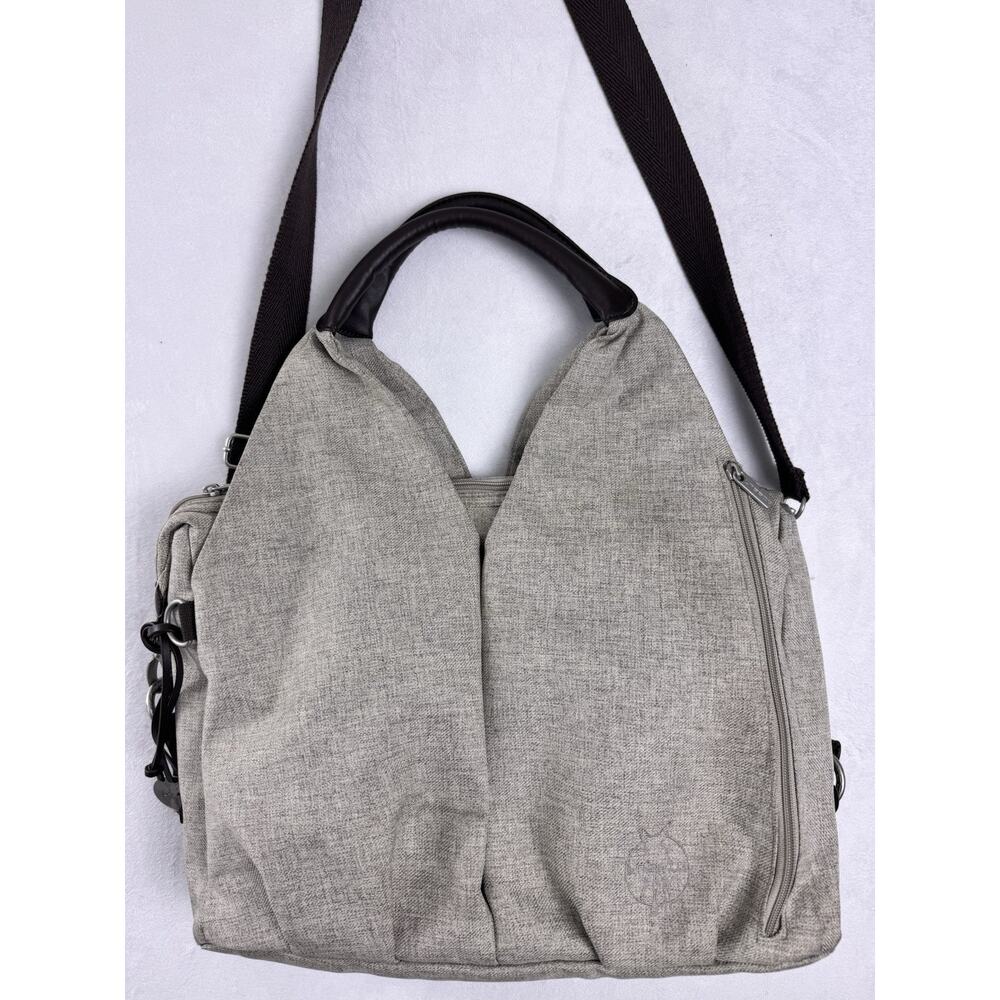 Lässig Green Label Neckline Diaper Bag Eco-Friendly Shoulder Tote Gray